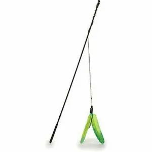 Cat Claws I.C.A.T.S. Wand - Feline Flyer catnip toys, feather wand toy
