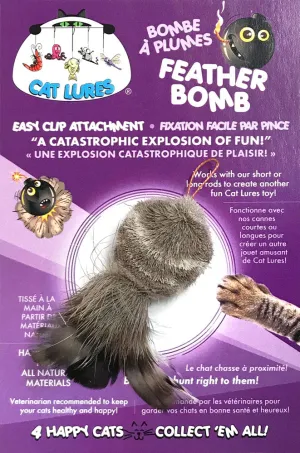 CAT LURES Feather Bomb 3.5x1x2 adult cat food, best cat food for adults