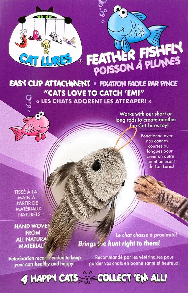 CAT LURES Feather Fishfly adult cat food, best cat food for adults