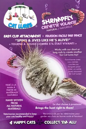 CAT LURES Natural ShrimpFly 3x1x.5 adult cat food, best cat food for adults