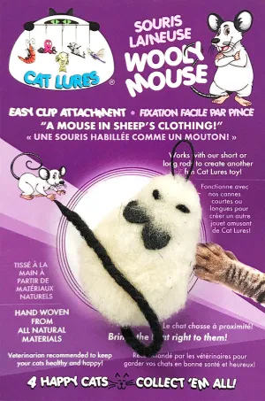 CAT LURES Wooly Mouse 4x1.5x1 adult cat food, best cat food for adults
