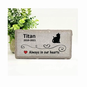 Cat Memorial Stone - Choice of stone show poultry,grooming poultry