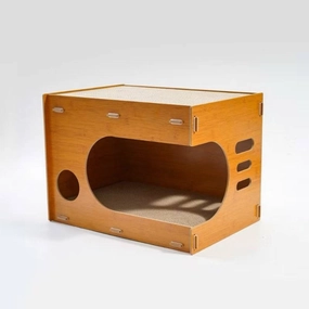 Cat Scratching House 45.4cm x 31cm x 30cm cat collar set,pet leash set