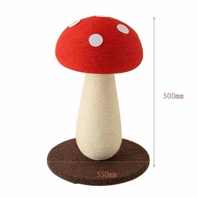 Cat Scratching Post Mushroom L 35cm x 35cm x 50cm cat collar set,pet leash set
