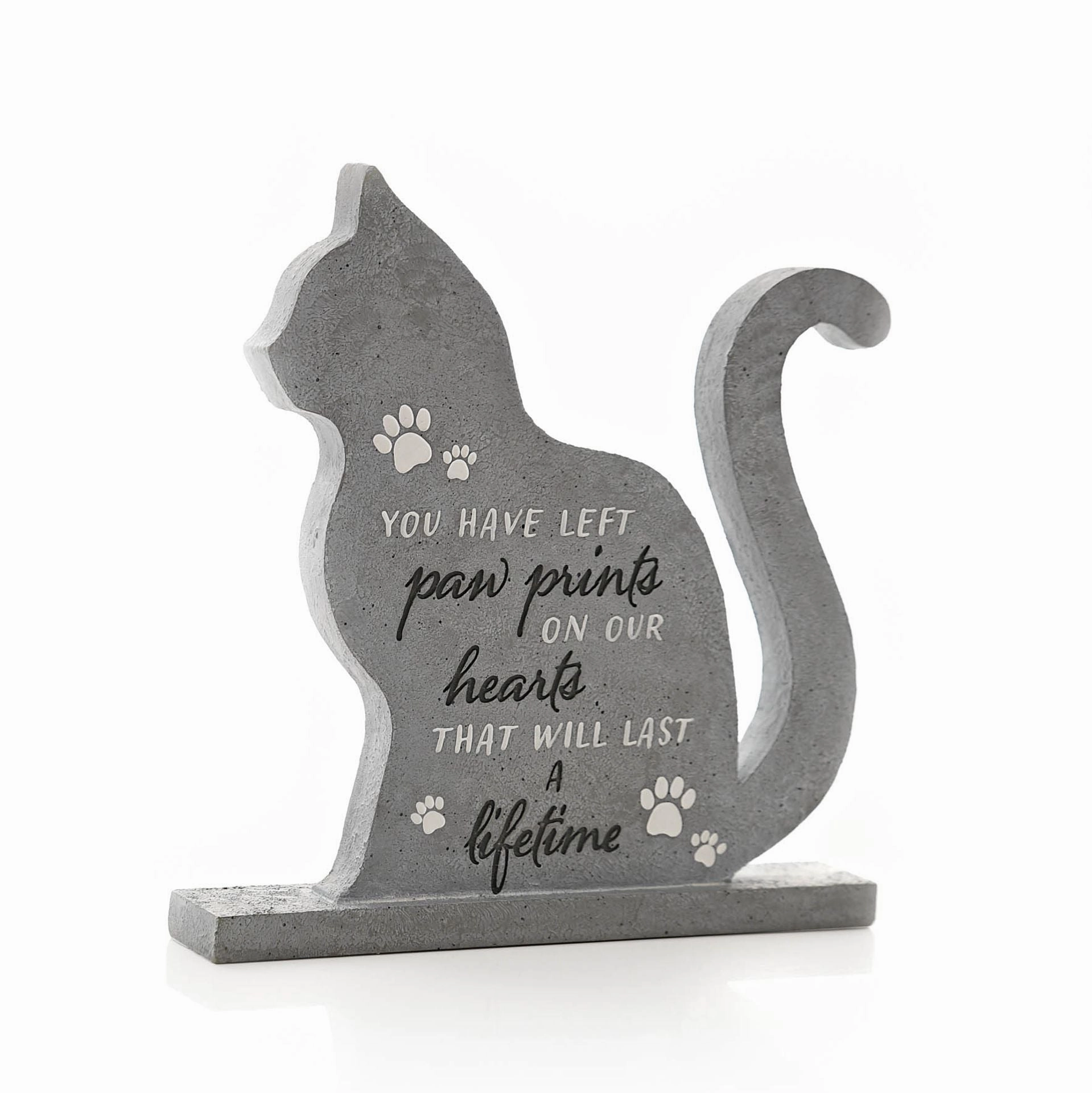 Cat Shaped Memorial Stone