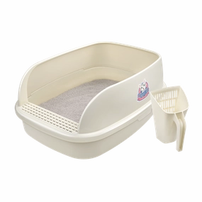 Catidea Big Bread Cat Litter Box Cream XL (CL-211) cat litter box,cat cage