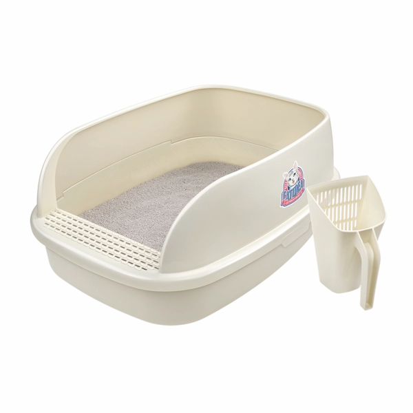 Catidea Big Bread Cat Litter Box Cream XL (CL-211) cat litter box,cat cage