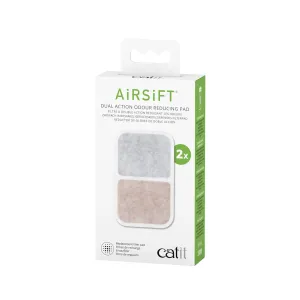 Catit Airsift Cat Litter Pan Dual Action Air Purifier Pad cat essentials, basic cat supplies