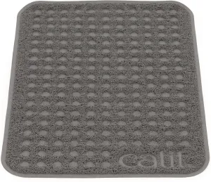 Catit Cat Litter Mat in Grey cat litter scoop, cat nail clippers