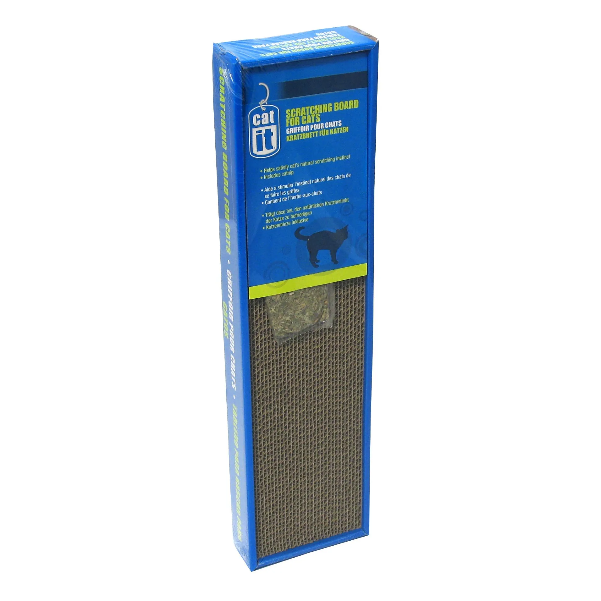 Catit Cat Scratching Board with Catnip - Small adult cat food, best cat food for adults