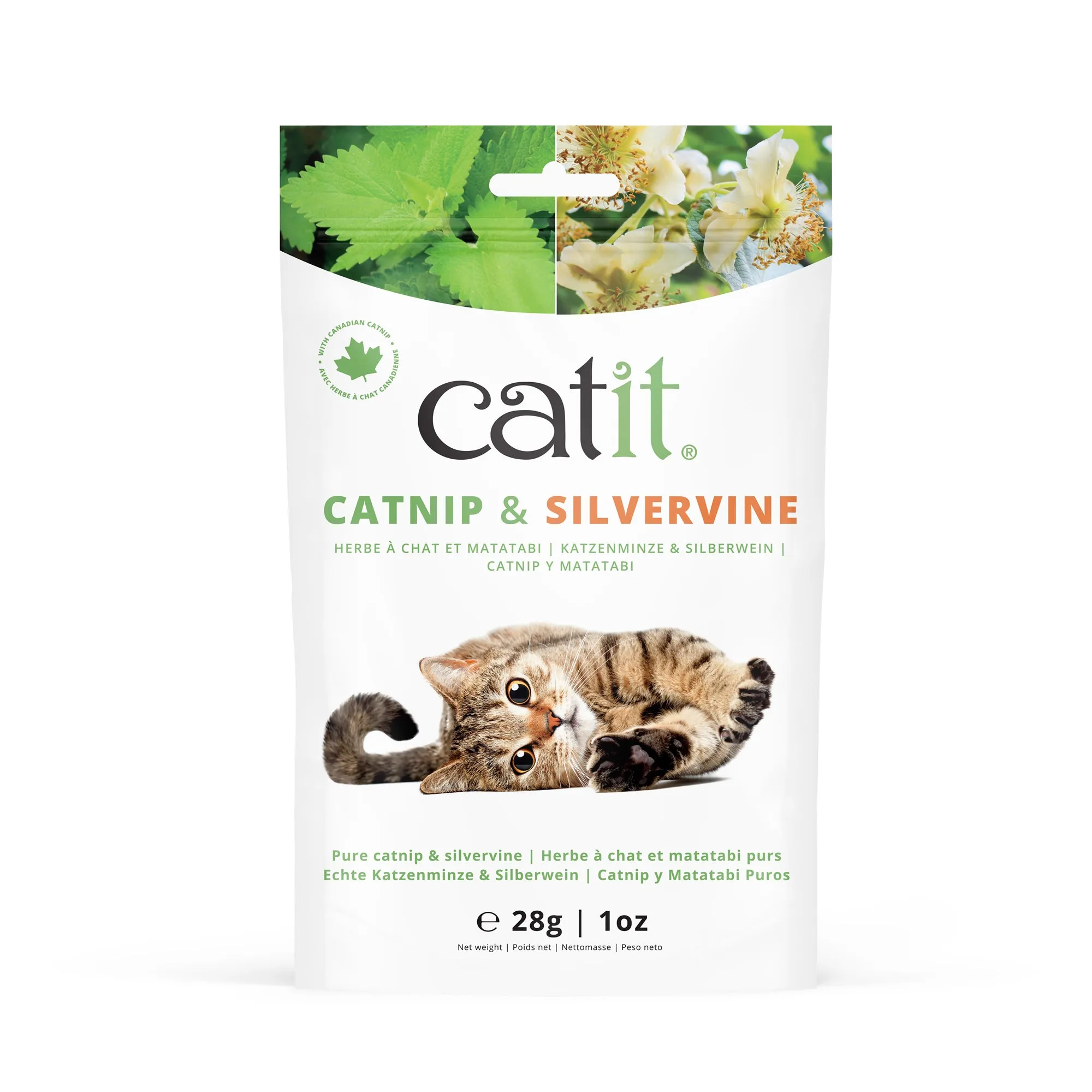 Catit Catnip/Silvervine Mix - 28 g cat treats, natural cat treats