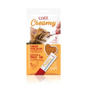 Catit Creamy  Chicken & Liver 75g cat treats, natural cat treats