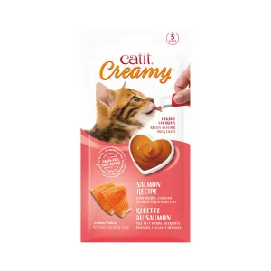 Catit Creamy Salmon Grain-Free Lickable Cat Treats cat treats, soft cat treats