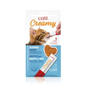 Catit Creamy  Seafood 75g cat treats, natural cat treats