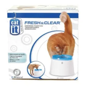 Catit Design Fresh & Clear Cat Drinking Fountain - 2 L (64 oz) adult cat food, best cat food for adults
