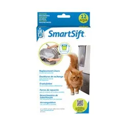 Catit Design SmartSift Replacement Liners - 12 pack For Cat Pan Base adult cat food, best cat food for adults