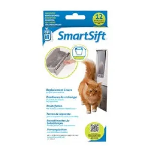 Catit Design SmartSift Replacement Liners - 12 pack For Pull-Out Waste Bin adult cat food, best cat food for adults