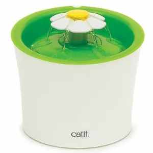 Catit Flower Drinking Fountain for Cats cat bowl, elevated cat feeder