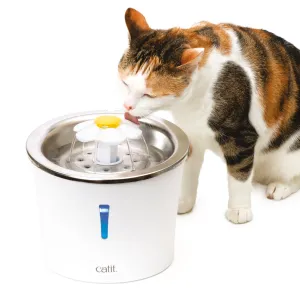 Catit Flower Fountain Stainless Steel Top adult cat food, best cat food for adults