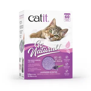 Catit Go Natural! Pea Husk Clumping Cat Litter - Lavender - 5.6 kg adult cat food, best cat food for adults