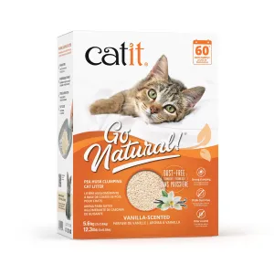 Catit Go Natural! Pea Husk Clumping Cat Litter - Vanilla - 5.6 kg adult cat food, best cat food for adults