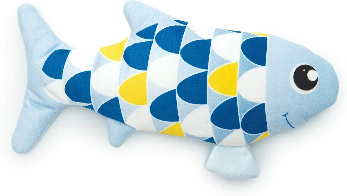 Catit Groovy Fish Plush Cat Toy with Catnip catnip toys, feather wand toy