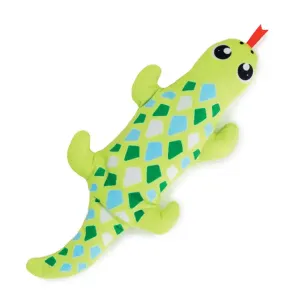 Catit Groovy Gecko Plush Cat Toy with Catnip cat essentials, basic cat supplies