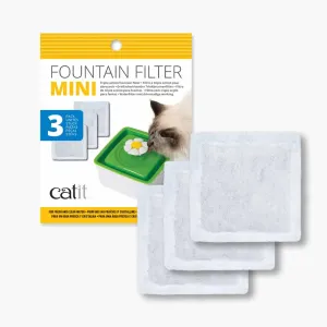 Catit Mini Fountain Filters cat bowl, elevated cat feeder
