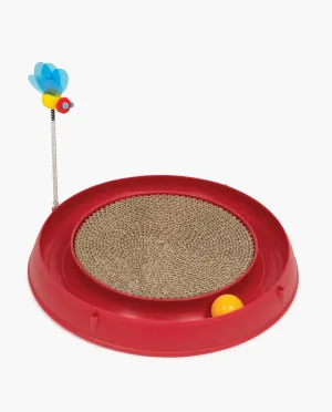 Catit Play 3 in 1 Circuit Ball Toy with Scratch Pad adult cat food, best cat food for adults
