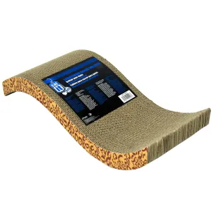 Catit Style Patterned Cat Scratcher with Catnip - Animal - S-shape adult cat food, best cat food for adults