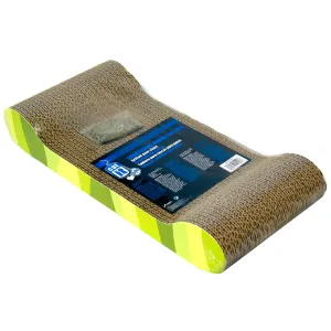 Catit Style Patterned Cat Scratcher with Catnip - Jungle Stripes - Lounge adult cat food, best cat food for adults