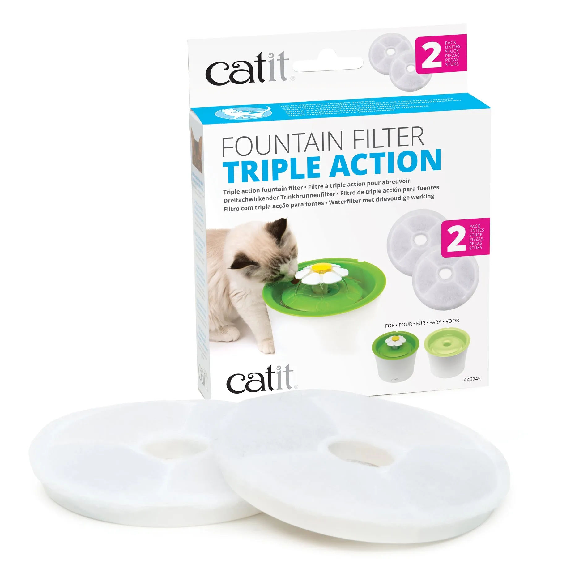 Catit Triple Action Filter  2 pack