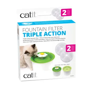 Catit Triple Action Filter  2 pack adult cat food, best cat food for adults