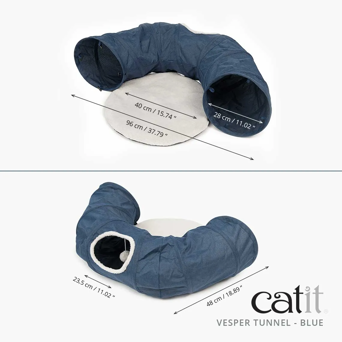 Catit Vesper Tunnel  68 x 97 x 28 cm (26.77 x 38.18 x 11 in)