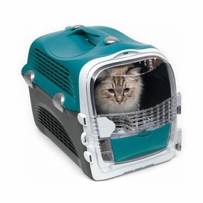 Catit Cabrio Multi-Functional Carrier System - Turquoise / Grey cat litter box,cat cage