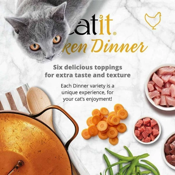 Catit Chicken Dinner with Duck & Potato Wet Cat Food