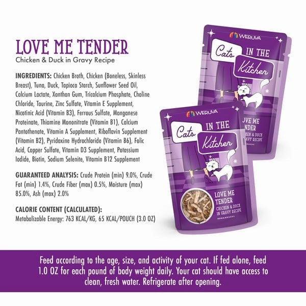 Cats in the Kitchen Love Me Tender Pouch Cat Food