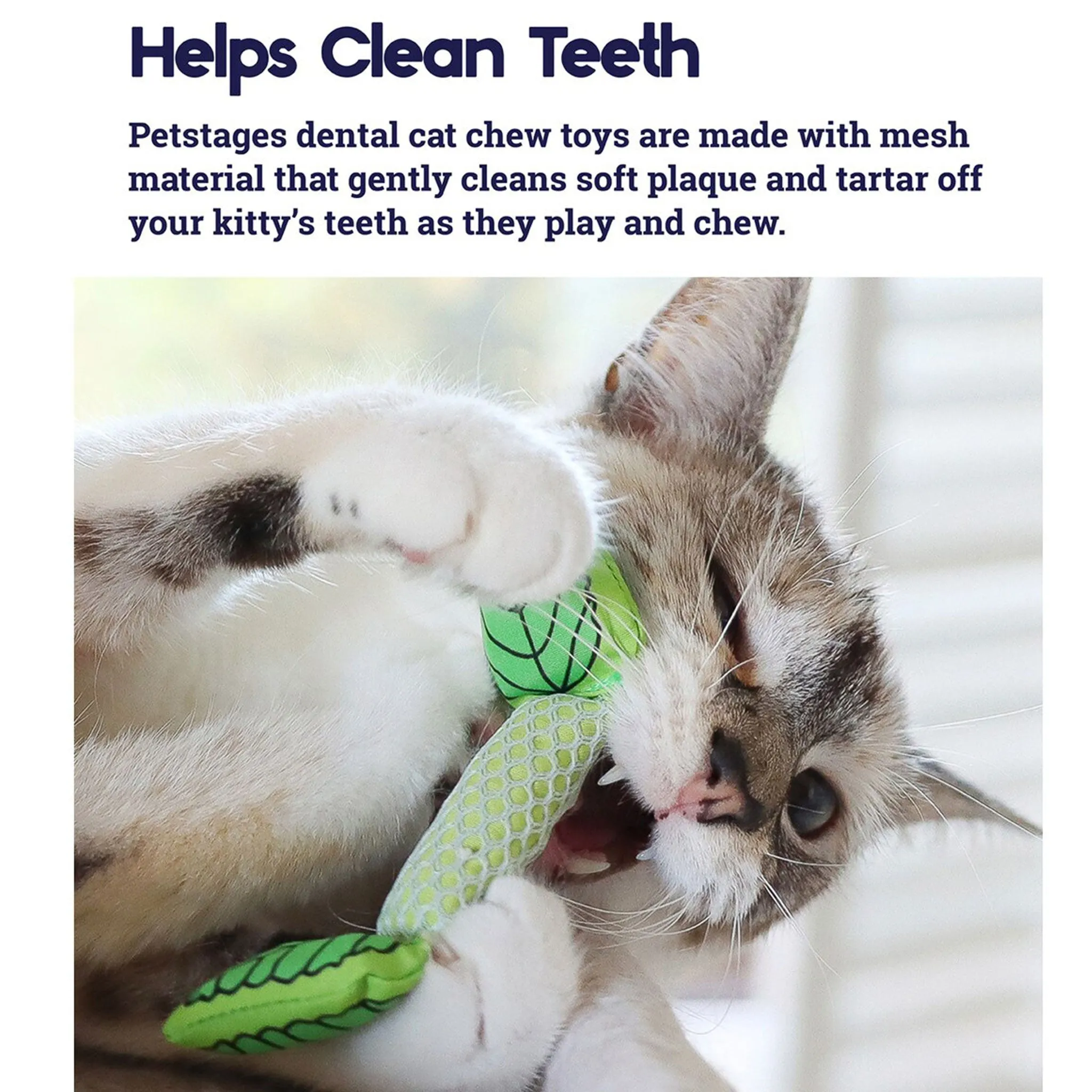 Catstages Fresh Breath Mint Stick Green Cat Toys