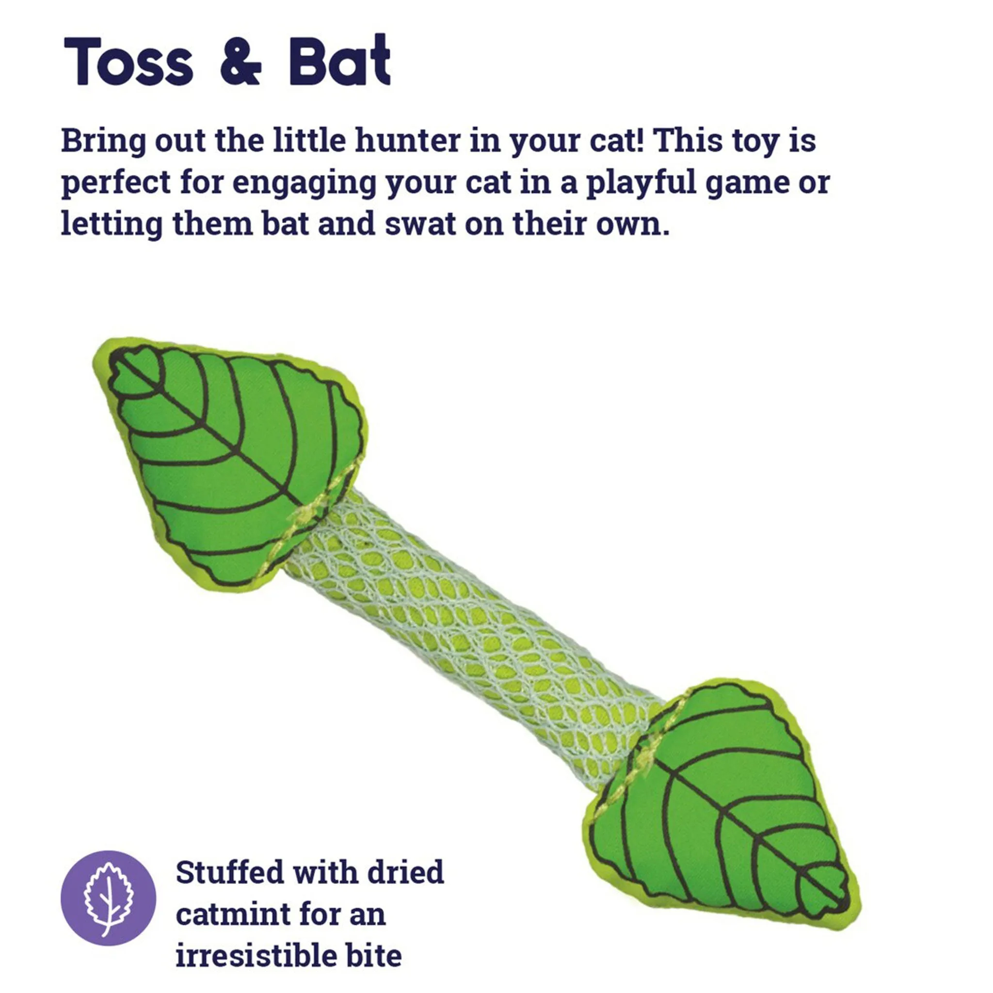 Catstages Fresh Breath Mint Stick Green Cat Toys