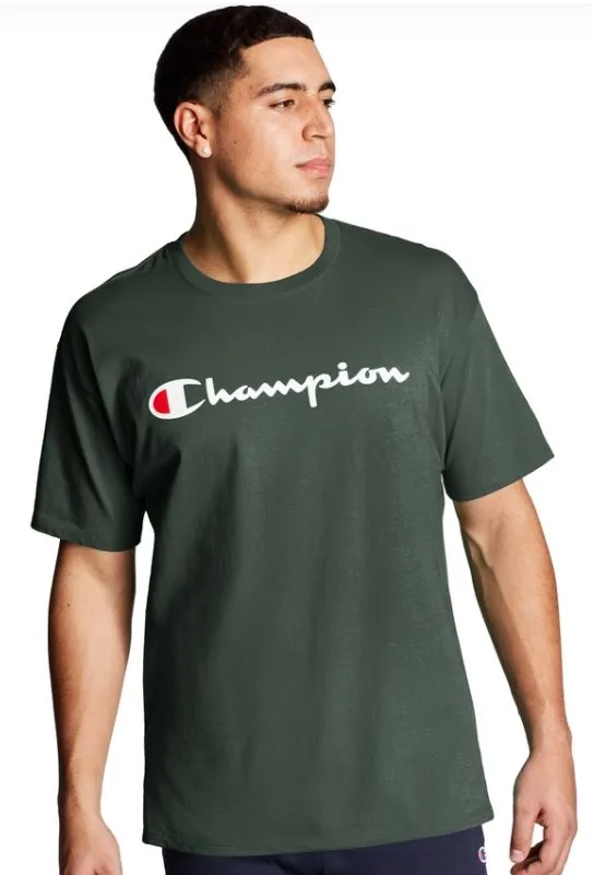 Champion Classic Jersey Tee, Script Logo