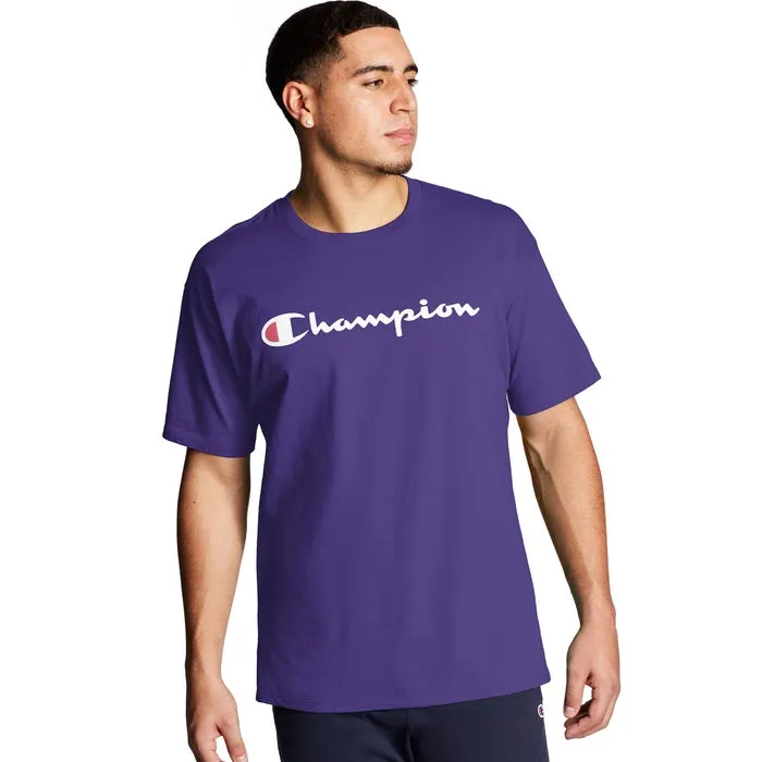 Champion Graphic Jersey Tee, Script Logo