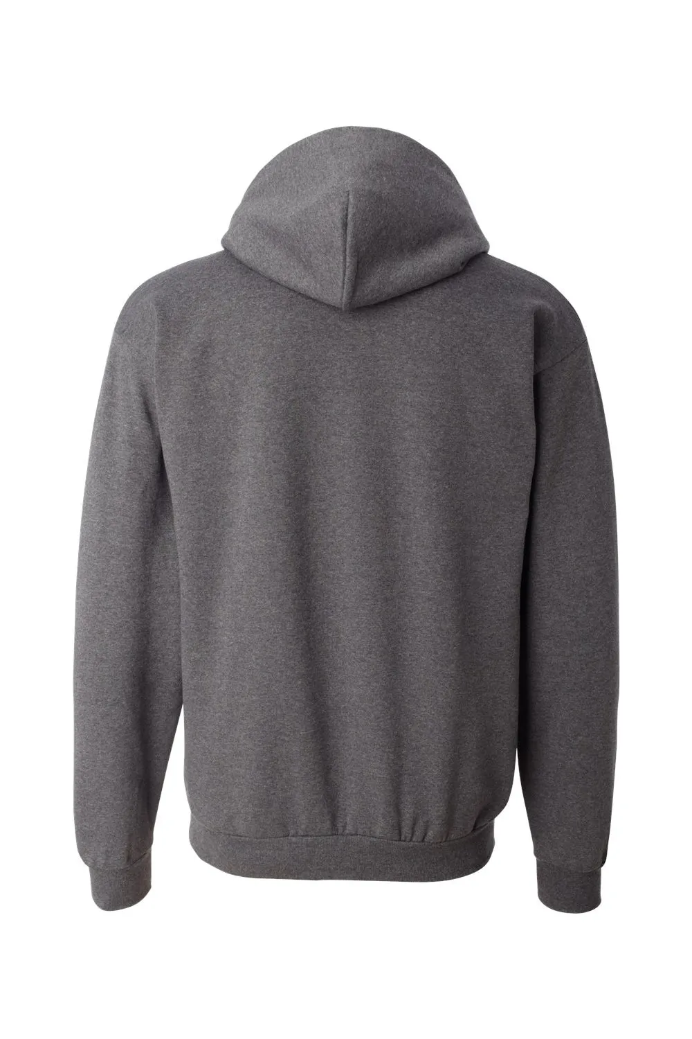 Champion Mens Double Dry Eco Moisture Wicking Fleece Hooded Sweatshirt Hoodie w/ Pouch Pocket - Heather Charcoal Grey