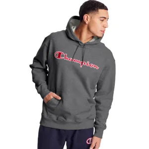 Champion Powerblend Hoodie, Satin Stitch Logo