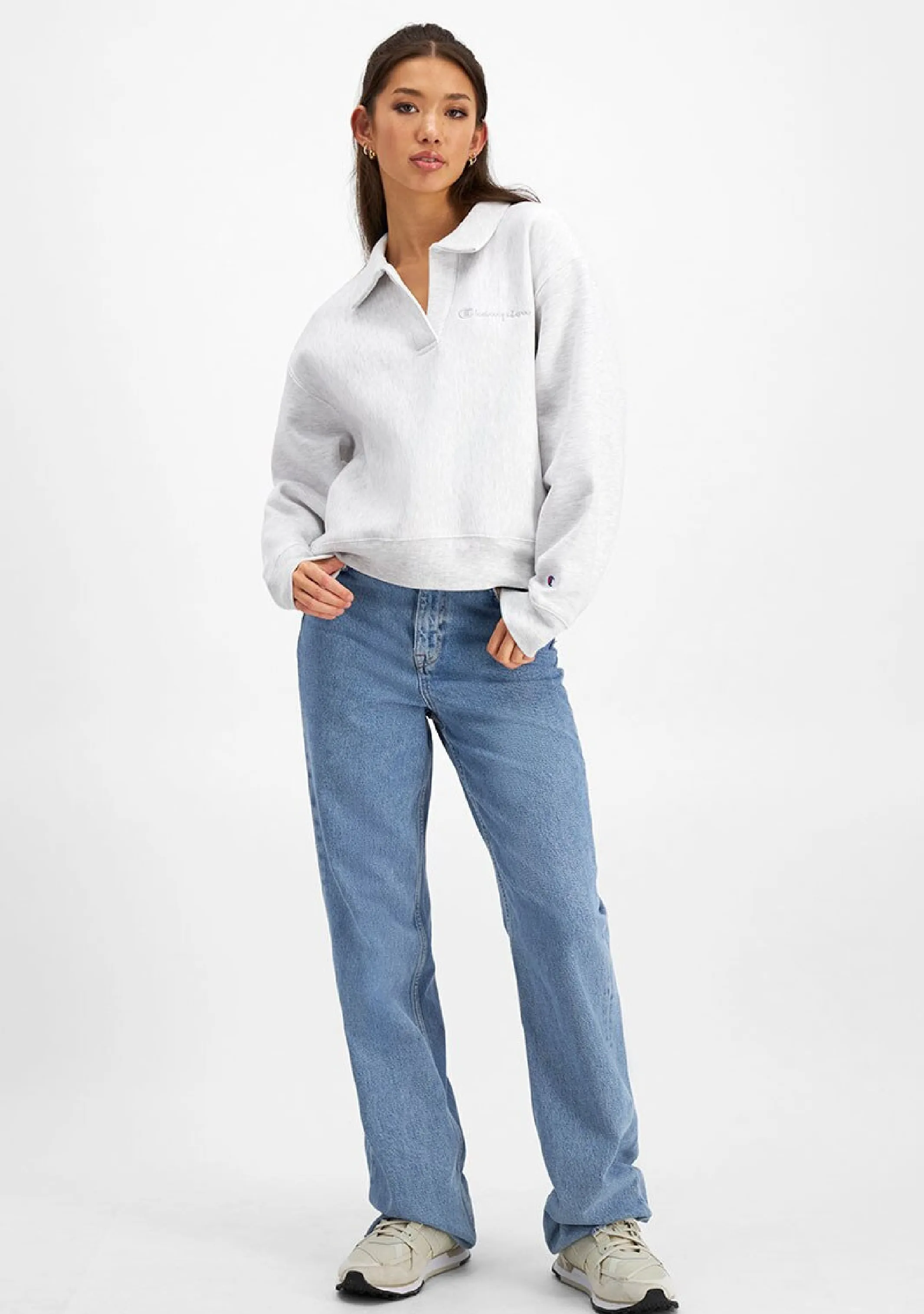 Champion Women's Reverse Weave Collared Crew