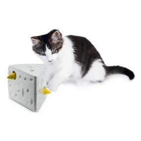 Cheese Automatic Teaser interactive cat toys,cat play toys
