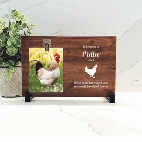 Chicken Memorial Frame - Chicken Memorial Gift show poultry,grooming poultry