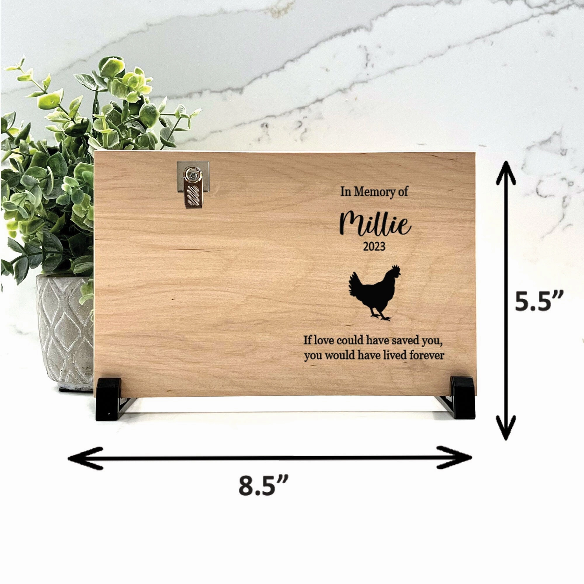 Chicken Memorial Frame - Chicken Memorial Gift