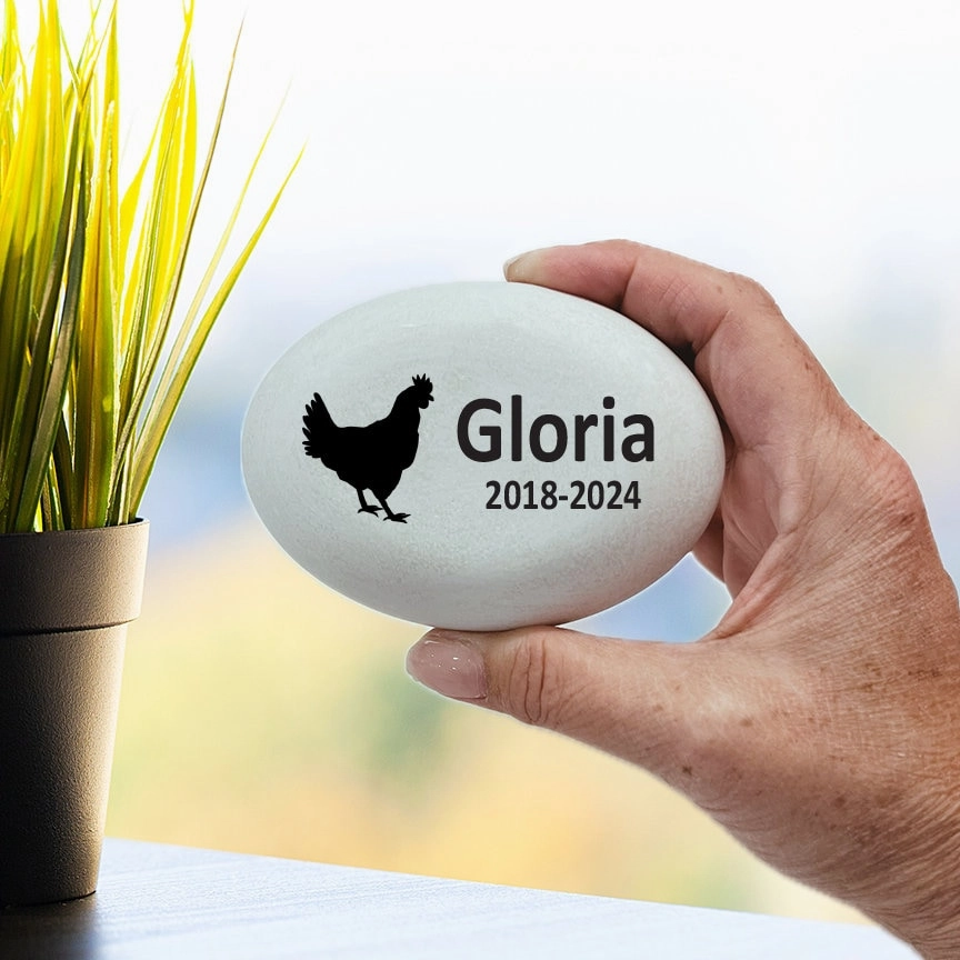 Chicken Memorial Stone - Custom Chicken Memorial Gift