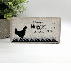 Chicken Memorial Stone show poultry,grooming poultry