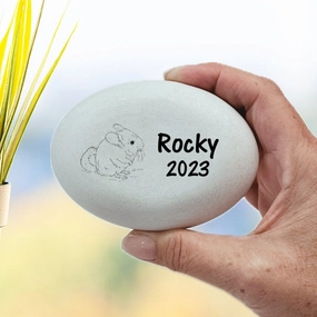 Chinchilla Memorial Stone- Personalized Chinchilla Memorial Gift show poultry,grooming poultry